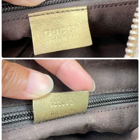 Pre owned GUCCI‎ GG Canvas Sherry Line Shoulder Bag 181092 - Picture 11 of 12